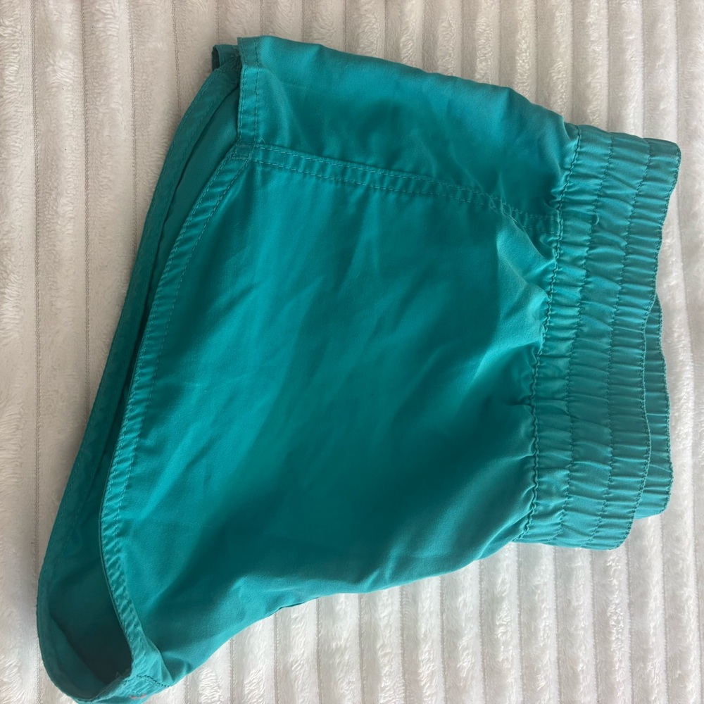 Volcom Teal Athletic Running Shorts - Picture 3 of 6
